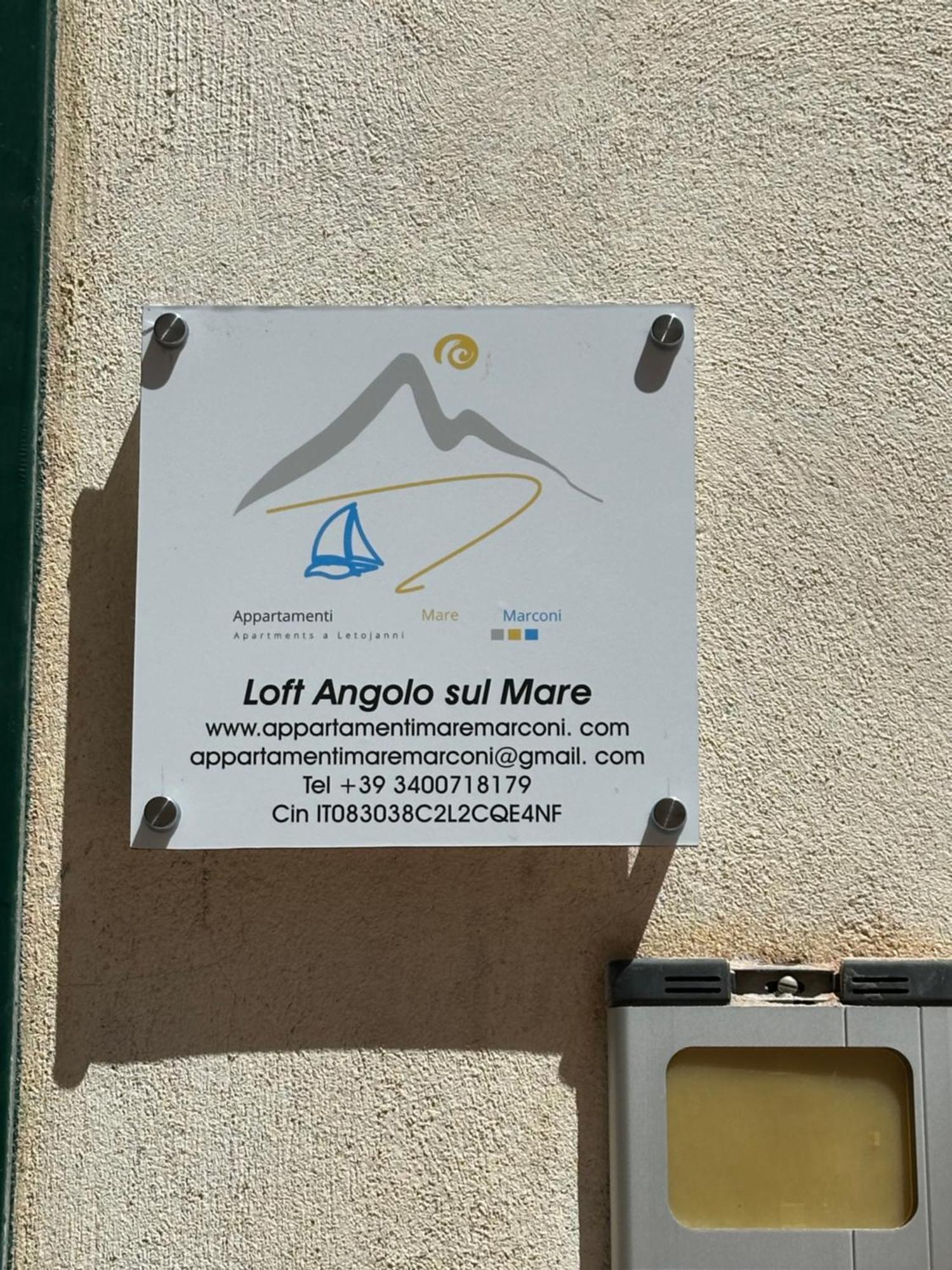 Loft Angolo Sul Mare Летояни Екстериор снимка